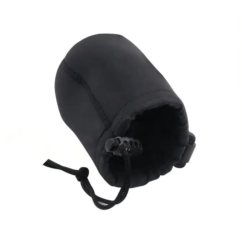 Waterproof Camera Lens bag S M L XL Neoprene Soft Video Camera Lens Case Pouch For Canon Nikon Sony Camera Len Drawstring pocket