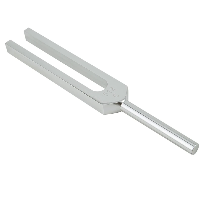 Solid Alloy C512 HZ Tuning Fork Bone Conduction Tests Instrument Professional High Grade Hand Tool Extra 2 Inch Long Handle