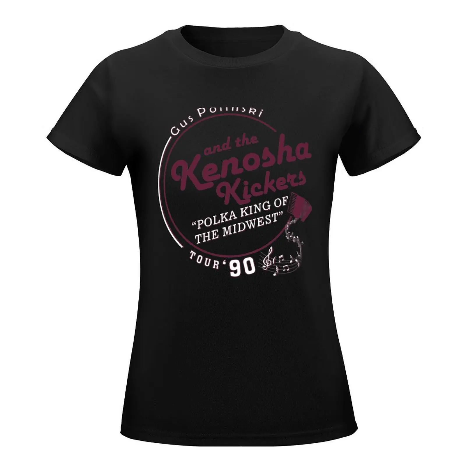 Gus Polinski and the Kenosha Kickers T-Shirt Short sleeve tee kawaii clothes cute tops Women's cotton t-shirt