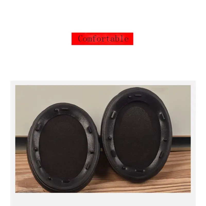 1 Pasang Penutup Cangkir Bantalan Telinga Earmuff untuk Sony WH-1000XM3 Aksesori Headphone Yang Kompatibel dengan Bluetooth Nirkabel