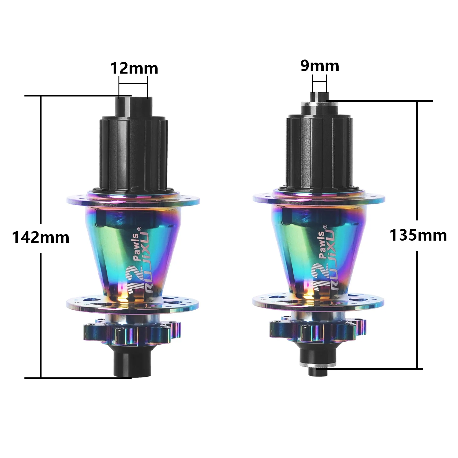 RUJIXU 12 Claw MTB hub Mountain Bike Flower Drum 5 Peilin 720 Super Sound Card Disc Brake Wheel Hub 32H Bicycle Accessories - view 5