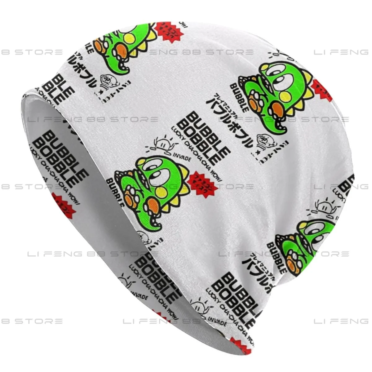 Bubble Bobble Japanese Unisex winter warm hat Beanies hat for men and women outdoor hat