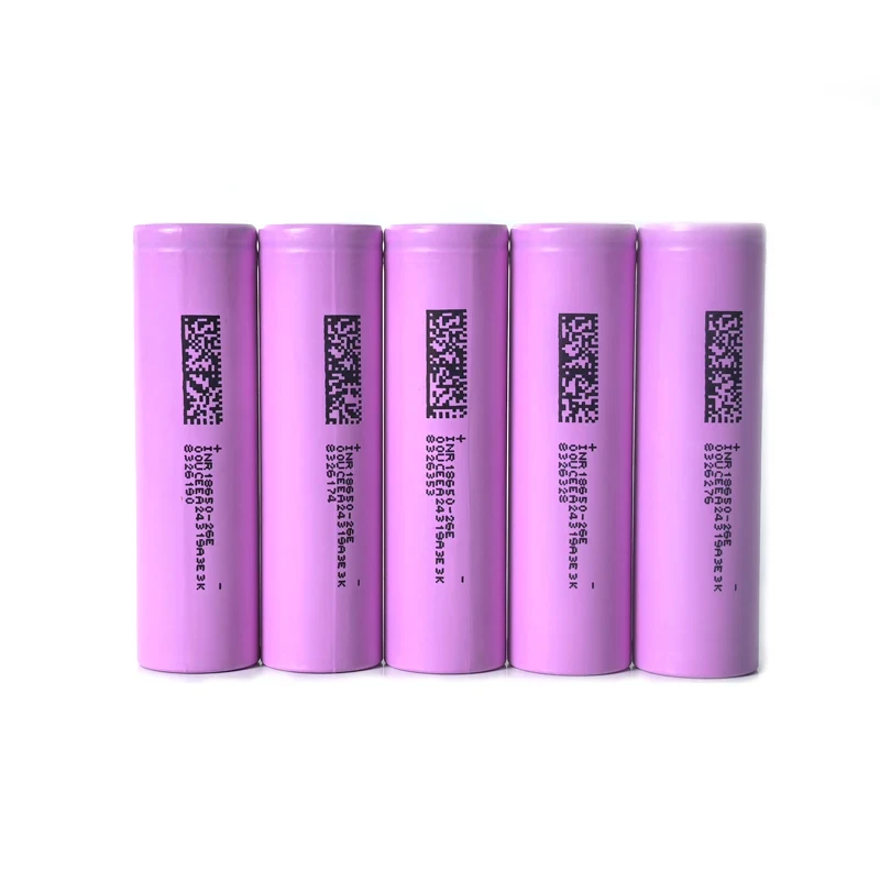 Original DMEGC INR18650-26E 18650 Battery Real Capacity 2600mah High Quality Rechargable  Lithium Batteries for Battery Packing