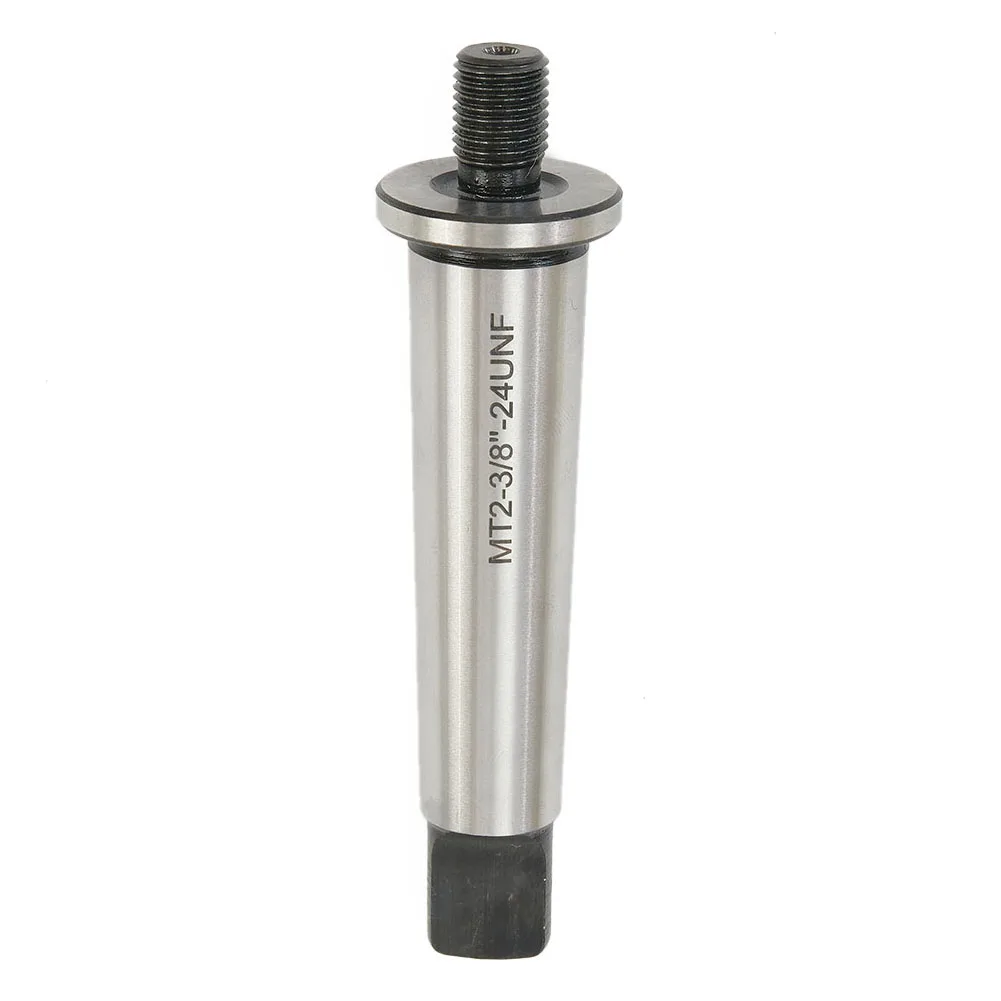 2MT For Morse Taper Shank to 3/8-24 Threaded Adapter for Secure Chuck Installation in Drilling and Milling Setups