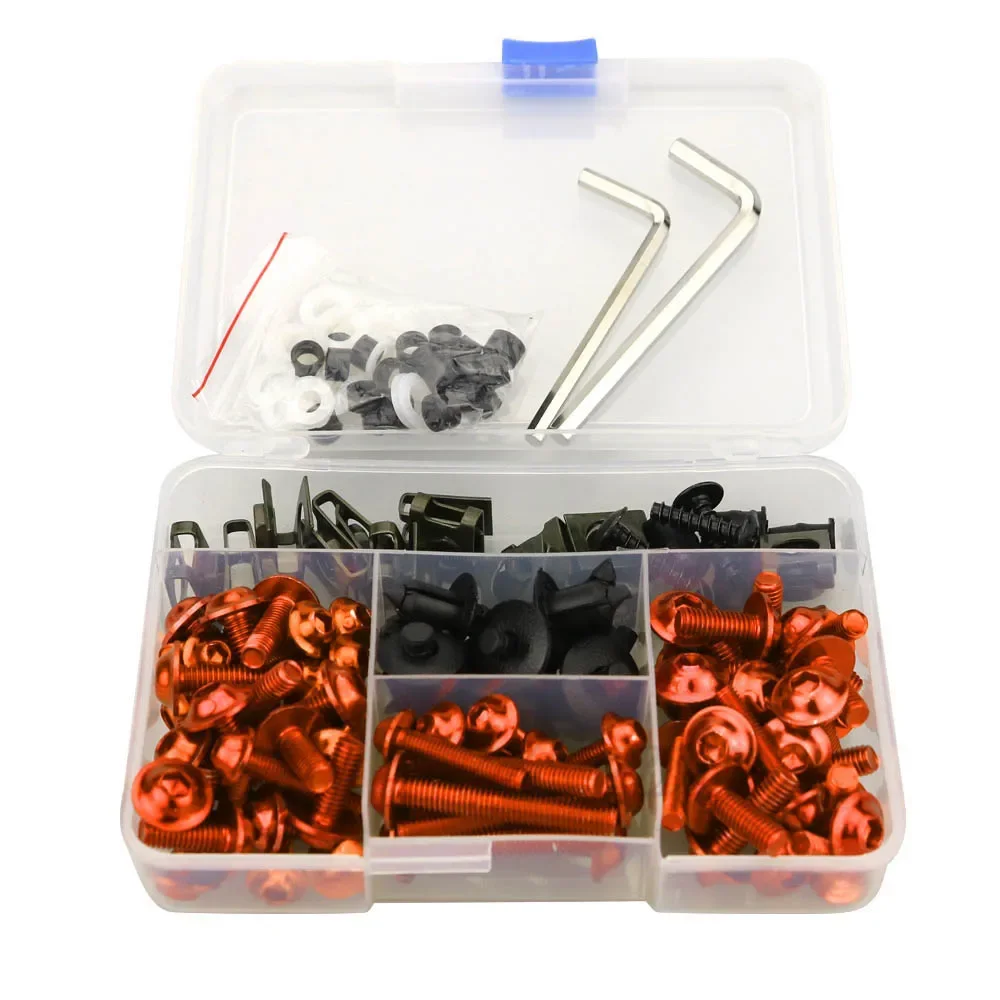 Pernos de carenado para motocicleta, Kit de tornillos y tuercas de Clip para KTM Duke RC 125, 200, 250, 390, 690, 790, 990, 1190, 1290, ADV Enduro