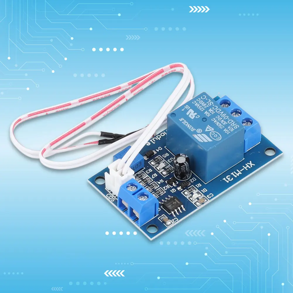XH-M131 مفتاح التحكم في الضوء قابل للتعديل Photoresistor وحدة التتابع 5 فولت 9 فولت 12 فولت 24 فولت جهاز استكشاف مفتاح التحكم التلقائي في الضوء