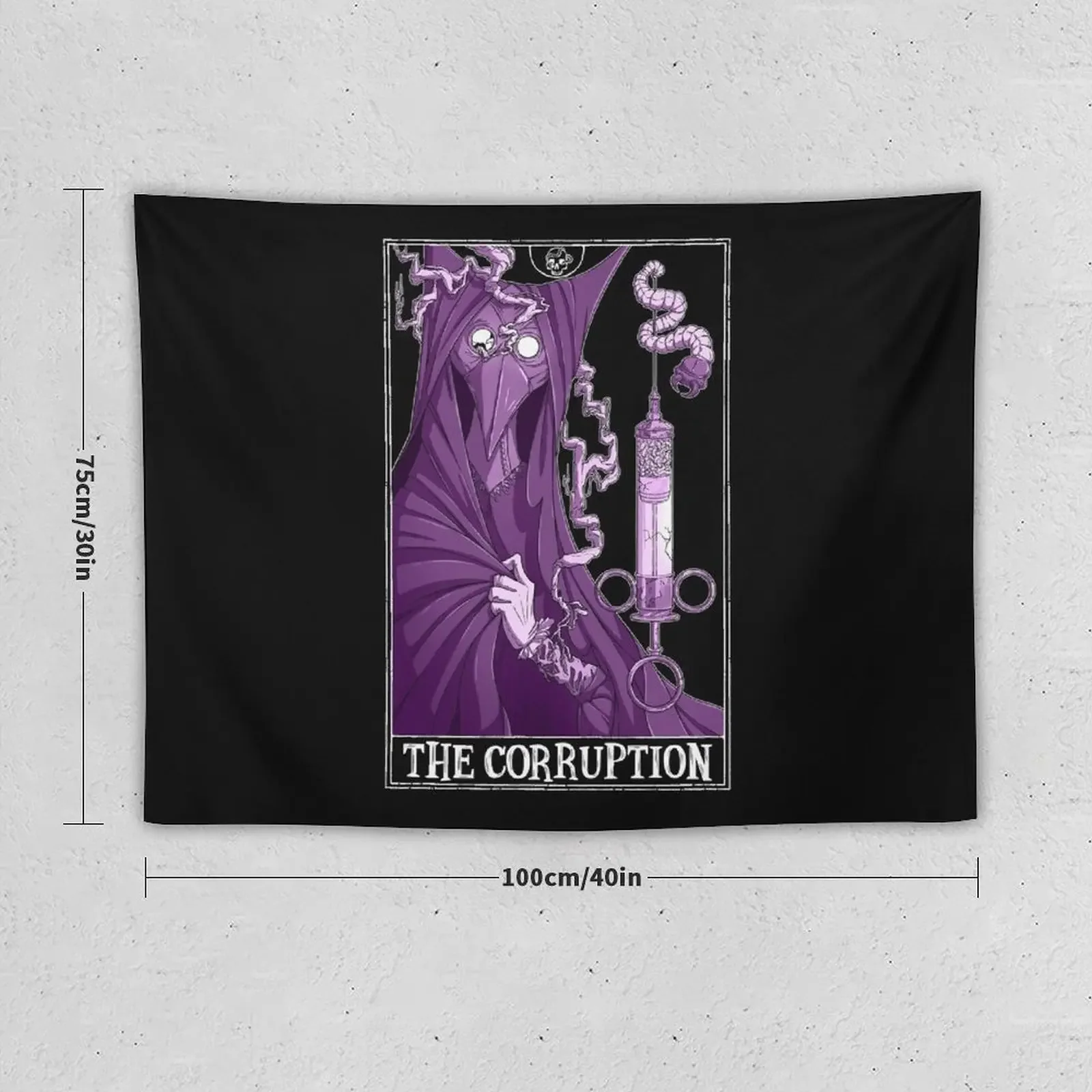 The Corruption Tarotesque - (Dark) Tapestry Decoration Wall Cute Room Decor Room Decoration Accessories Tapestry