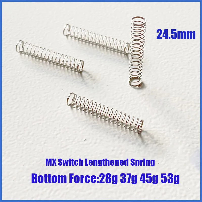 

Mechanical Gamer Keyboard Spring Single Stage Mx Switch Linear Tactile Clicky Switch 28/37/45/53g Cherry Gateron Lengthen Spring