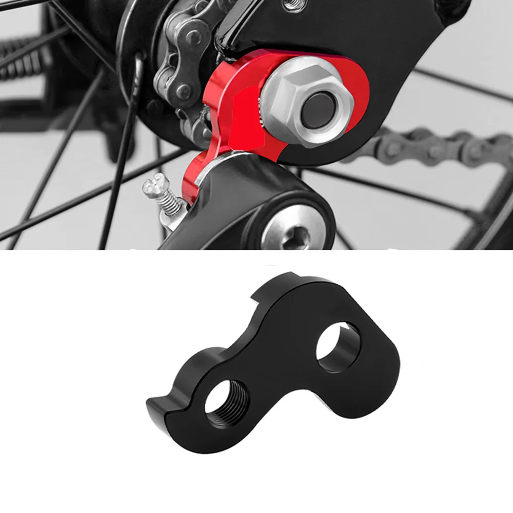 

Bicycle Rear Derailleur Hanger Single Speed Convert to 3 Speed for Breeze Fnhon Folding Bikes Fixed Gear Mech Adapter