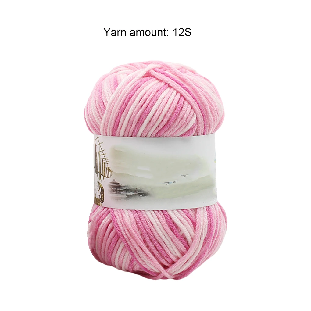 5-strand Knitting Yarn DIY Hand-knitting Crocheting Milk Cotton Thread for Baby Sweater Shawl Socks Beret Crochet image 4