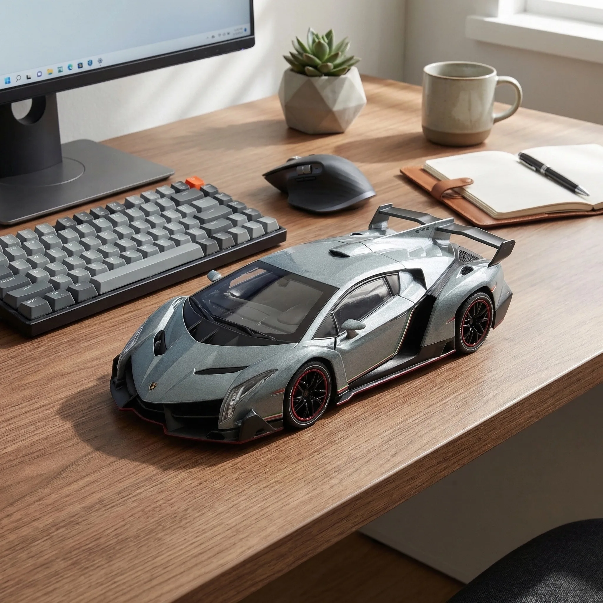 

1:24 Veneno Sports Car High Simulation Sound Light Diecast Car Metal Alloy Model Car Children's Toy Collection gifts