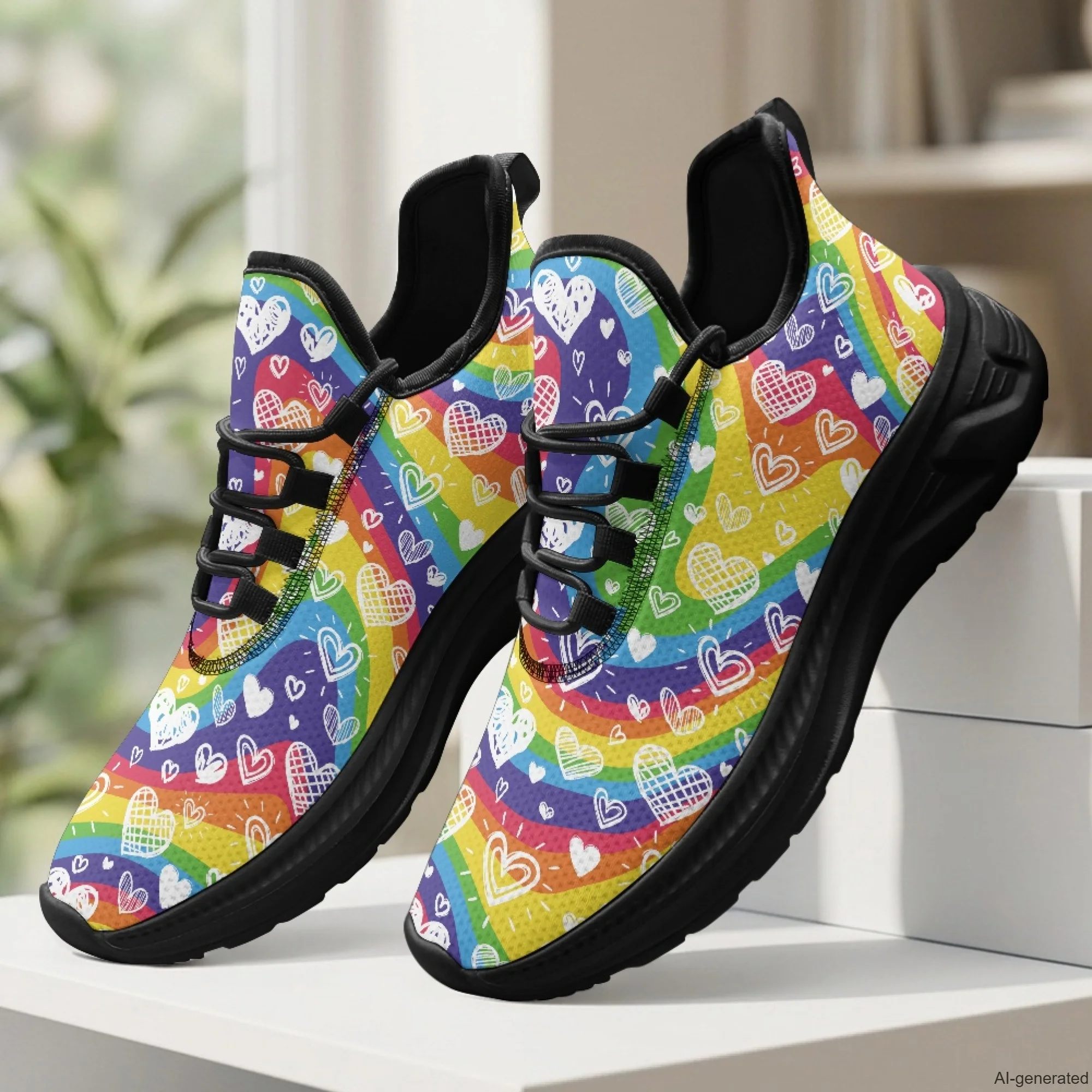 XIXIRIMIDO Summer Sneakers for Men Cleaning Nurse Shoe Comfortable Tennis Shoes for Nurse Rainbow Shoes for Woman 35-48