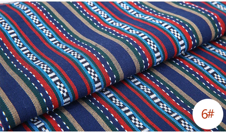 Teramila Baumwoll-Leinen-Stoff im Ethno-Stil für Hotel- und Bar-Tischdecken, Kissen, Sofabezüge, Textil-Patchwork, Vorhänge und Dekorationsmaterialien – Detail 27