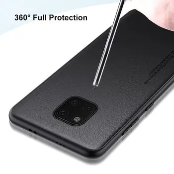 Luxusní PU kožené pouzdro pro Huawei Mate 20 Pro, matný silikonový ochranný kryt pro Huawei Mate 20 20X Mate 20 Pro 10 nejlepší prodej Chytrý telefon Huawei Mate 20X - №9