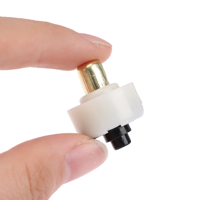 2Pcs 17mm LED Flashlight Push Button Switch ON/OFF Electric Torch Tail Switch Bright Flashlight Tail Button Switch Home Lighting