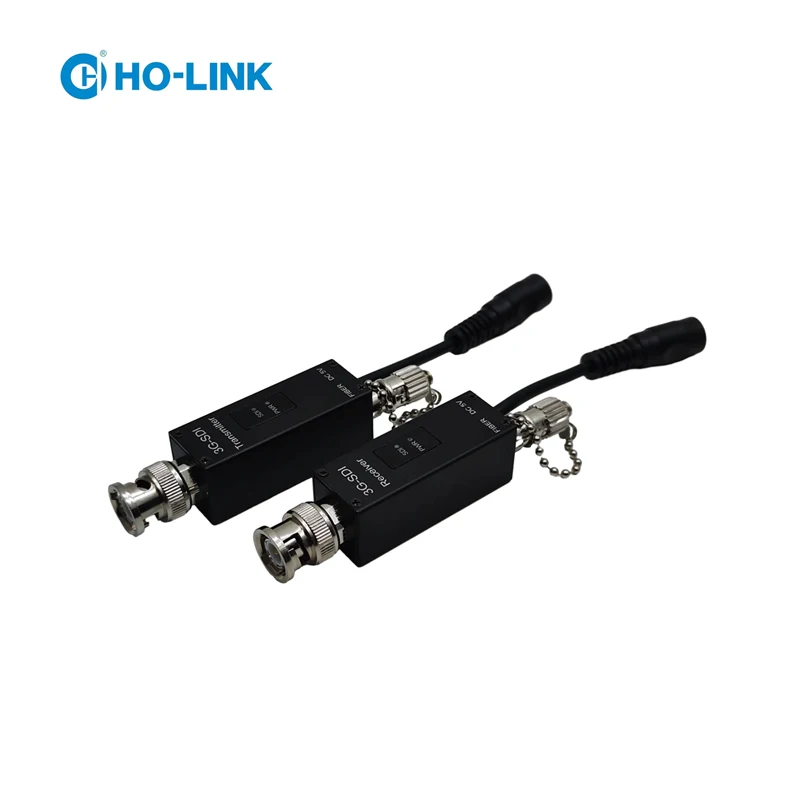 Mini 3G SDI Video To Fiber Optic Converter Including Transmitter And Receiver SMF 10KM ST