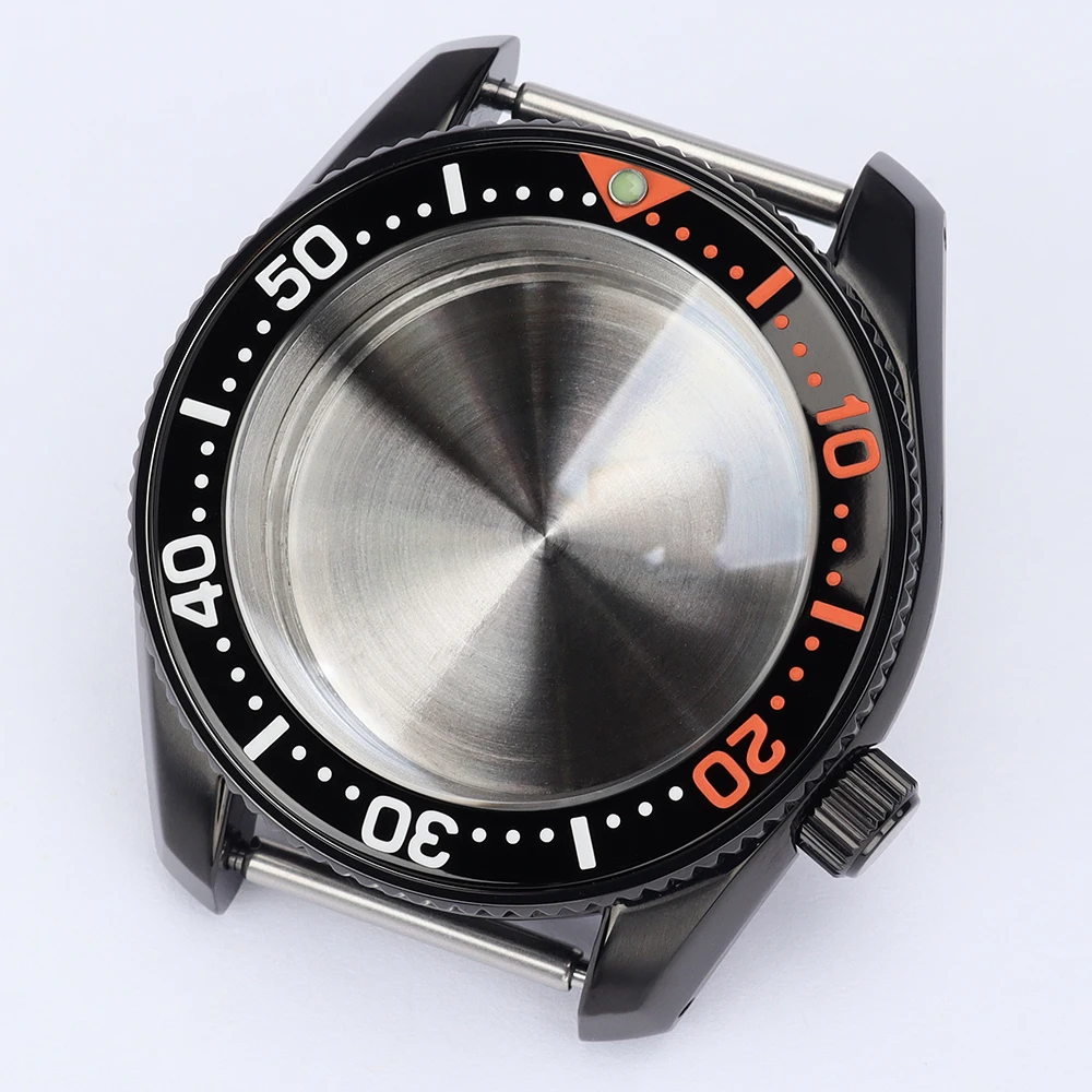 42mm With AR Sapphire Glass Watch Case Metal Case for NH35/NH36/NH38/NH70/NH72/4R/7S Movement SPB185 SPB187 Mod Watch Accessory