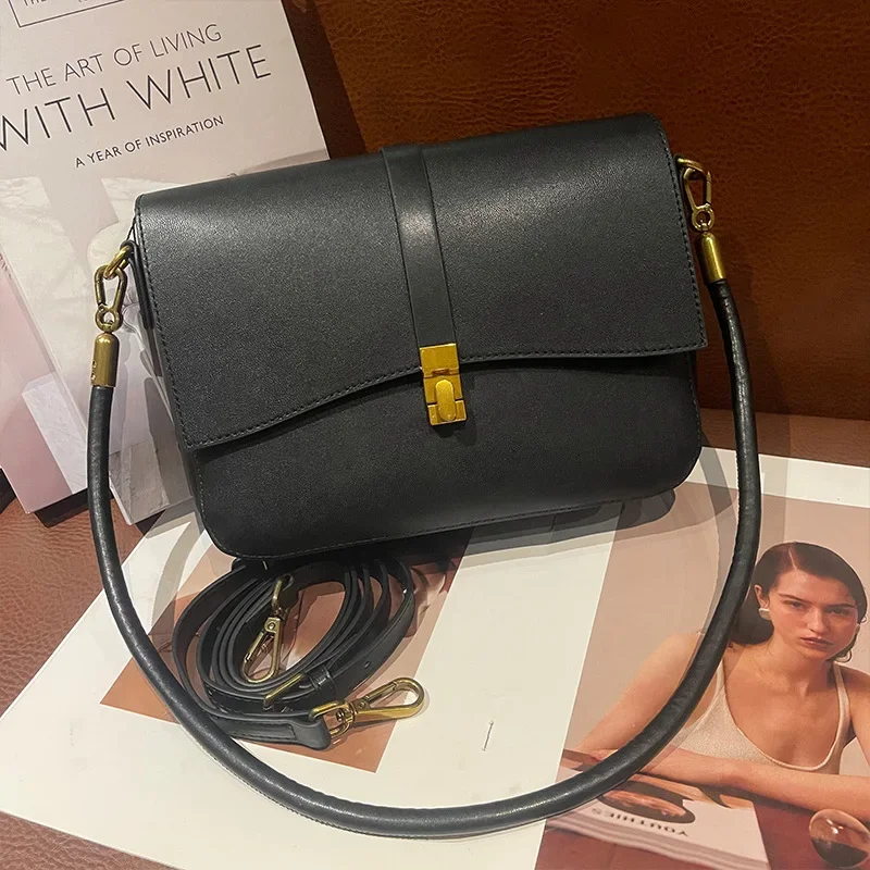 

Luxury Handbags Female Crossbody Bags Shoulder Bag Women Bags New Fashion 2025 Genuine Cowhide Leather Satchel