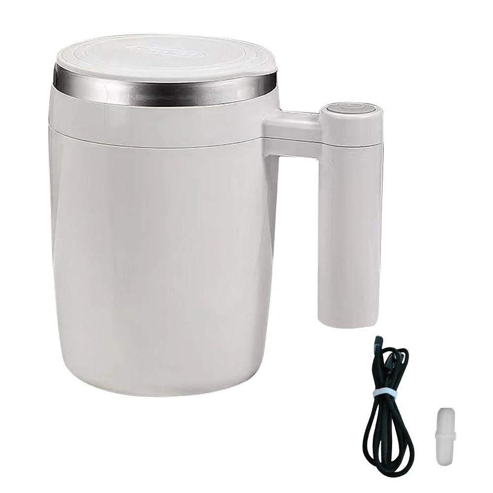 380ml Daily Easy Clean Heat Insulation USB Rechargeable Stirring Magnetic Induction Automatic Coffee Blender Brewing Cup