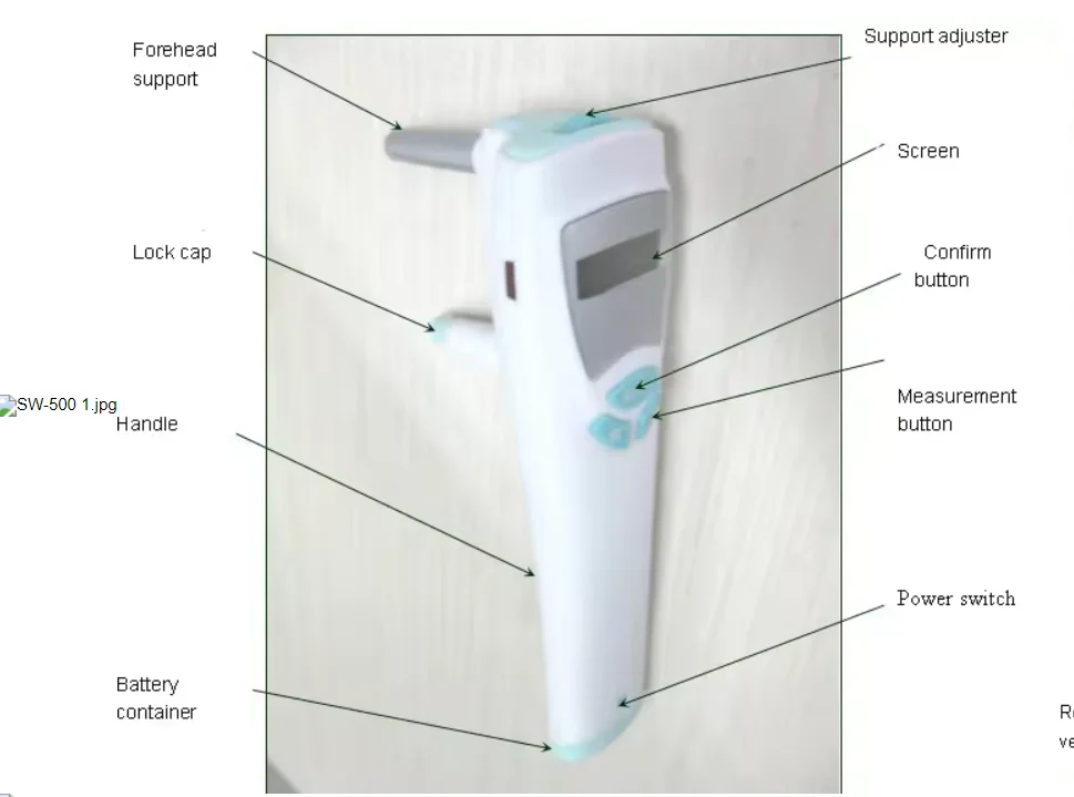 Non-Contact  Portable Rebound Tonometer for eye testing