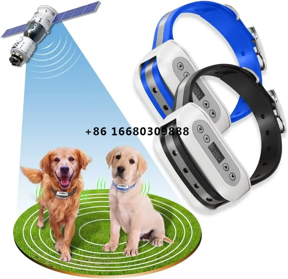 Patented Product Best -Selling GPS Electronic Wireless Dog Fence Is Used for Two Dog Pet Training Fence Systems