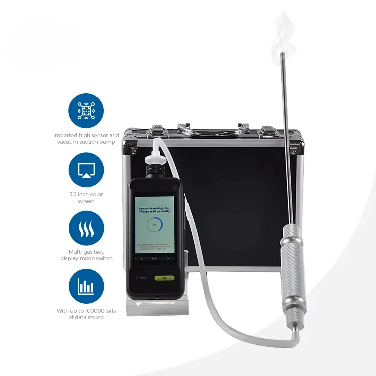 SKZ1050E-CO2 Combustible Gas Analyzer, Concentration Meter, Smart Sensor, Gas Leak Detector