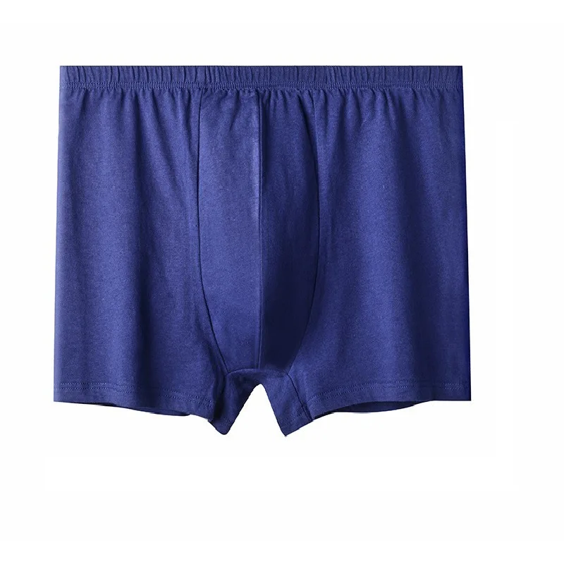 4 pacote 6xl cuecas boxer masculinas 100% algodão roupa interior grande e alta, anti-atrito solto ajuste respirável cuecas macias para homens pesados