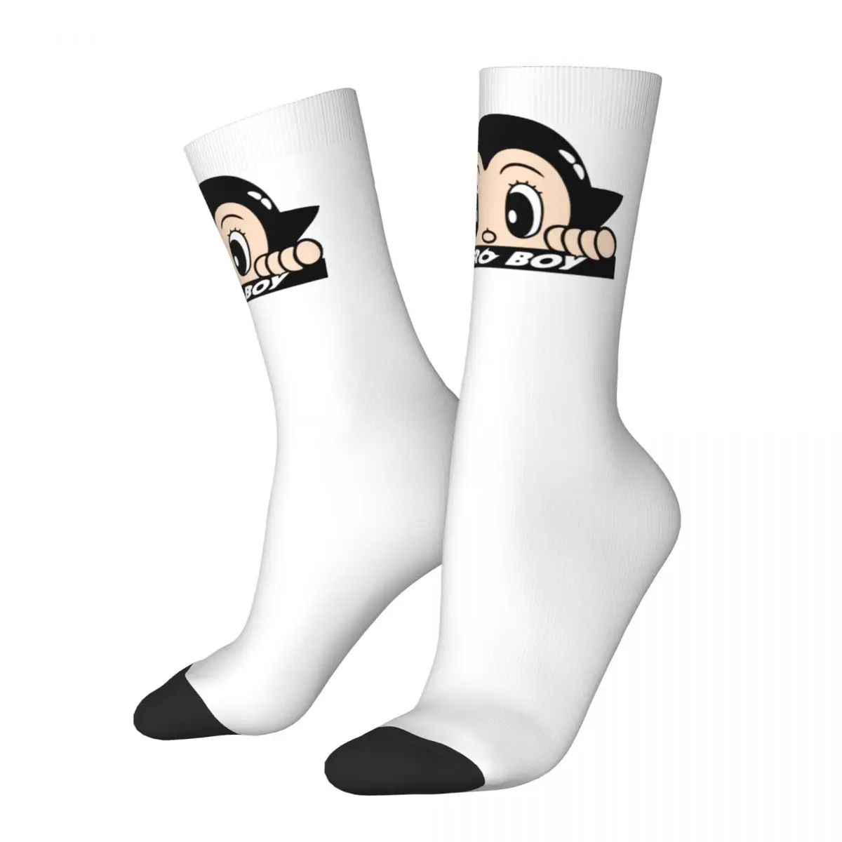 

Astro Boy Manga Socks Men's Women's Mighty Atom Astroboy Socks Hip Hop Spring Summer Autumn Winter Middle Tube Stockings Gift