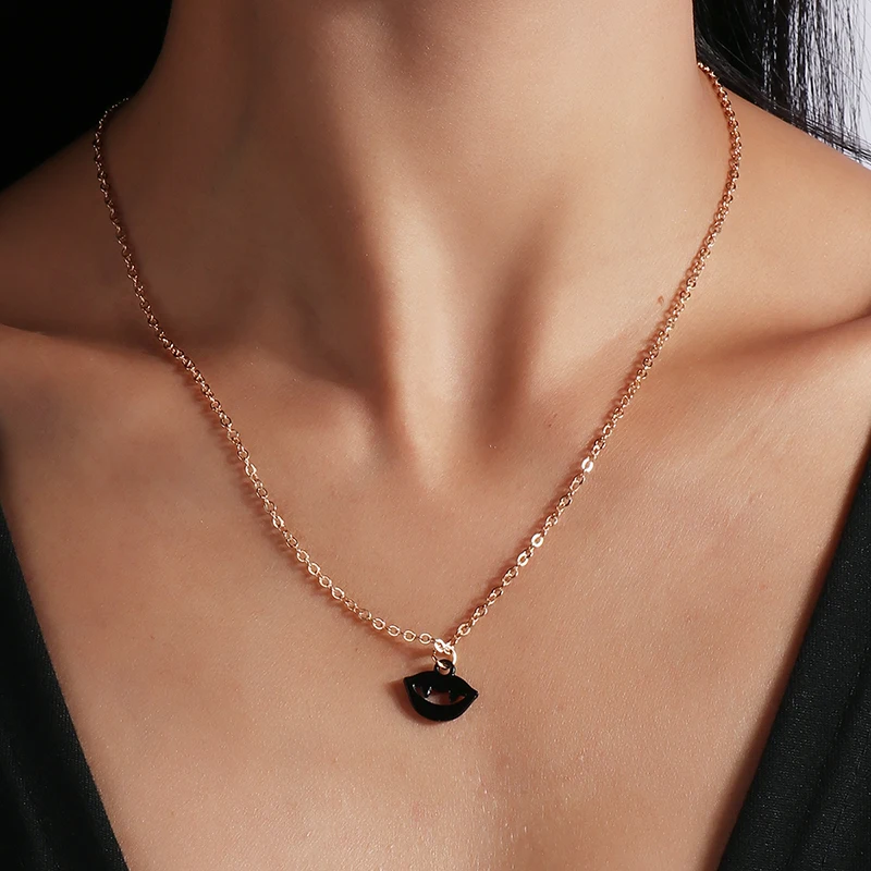 Aihua 4-teiliges Set mit niedlichen Halloween-Halsketten aus Emaille: Kürbis, Fledermaus, Mumie, Hexe, Skelett, Augapfel-Halskette für Damen, Halloween-Party-Schmuck – Detail 14