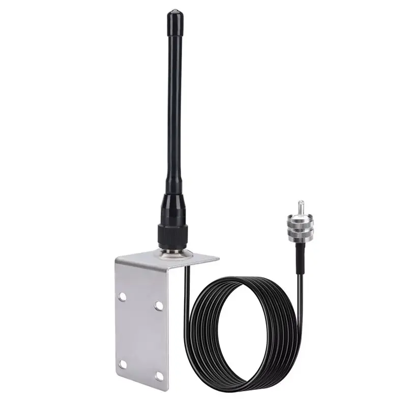 

A37T-VHF Marine Radio Antenn 156-163MHZ PL-259 Connector High Gain Antenna RG-58 For Ship-To-Ship