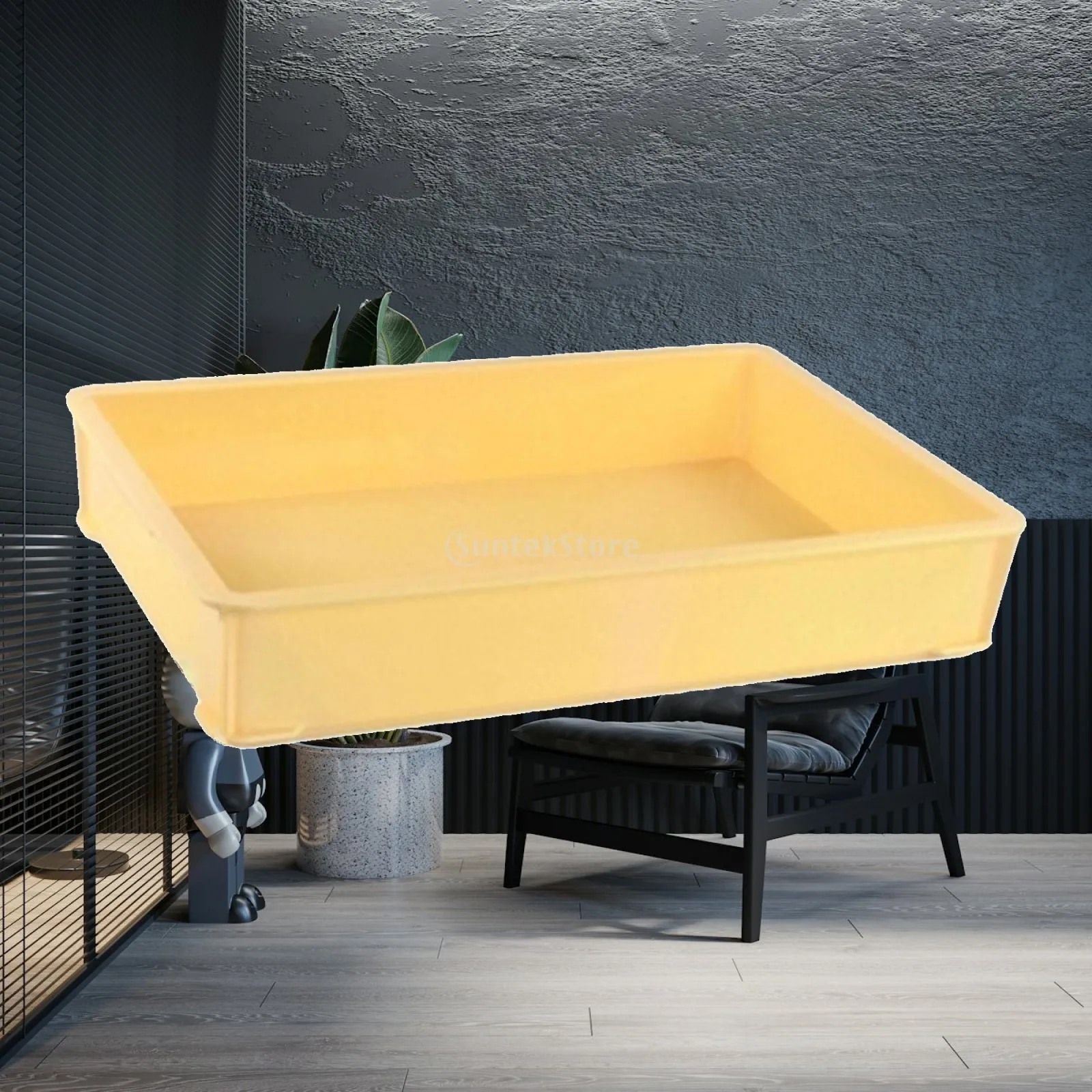 Pizza Storage Container Multipurpose Waterproof Easy to Clean Food Storage Box for Restaurant Cabinet Bread Making Pantry Home