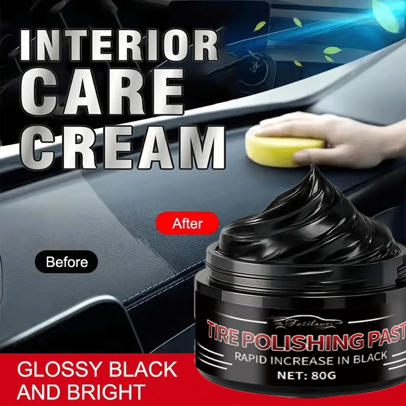 Car dashboard repair wax | Aging restoration, maintenance and polishing, restores plastic shine, revitalizes your car, refurbish
