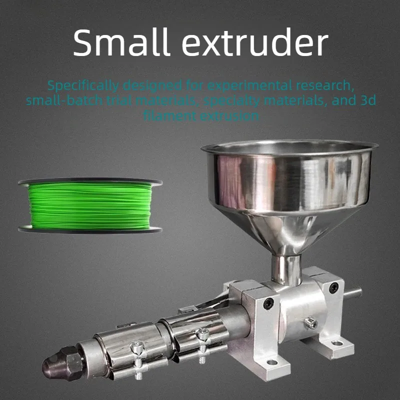Small Extruder Micro Waste Plastic Extruder Compound Powder 3D Printing Line Single Screw Extrusion Machine