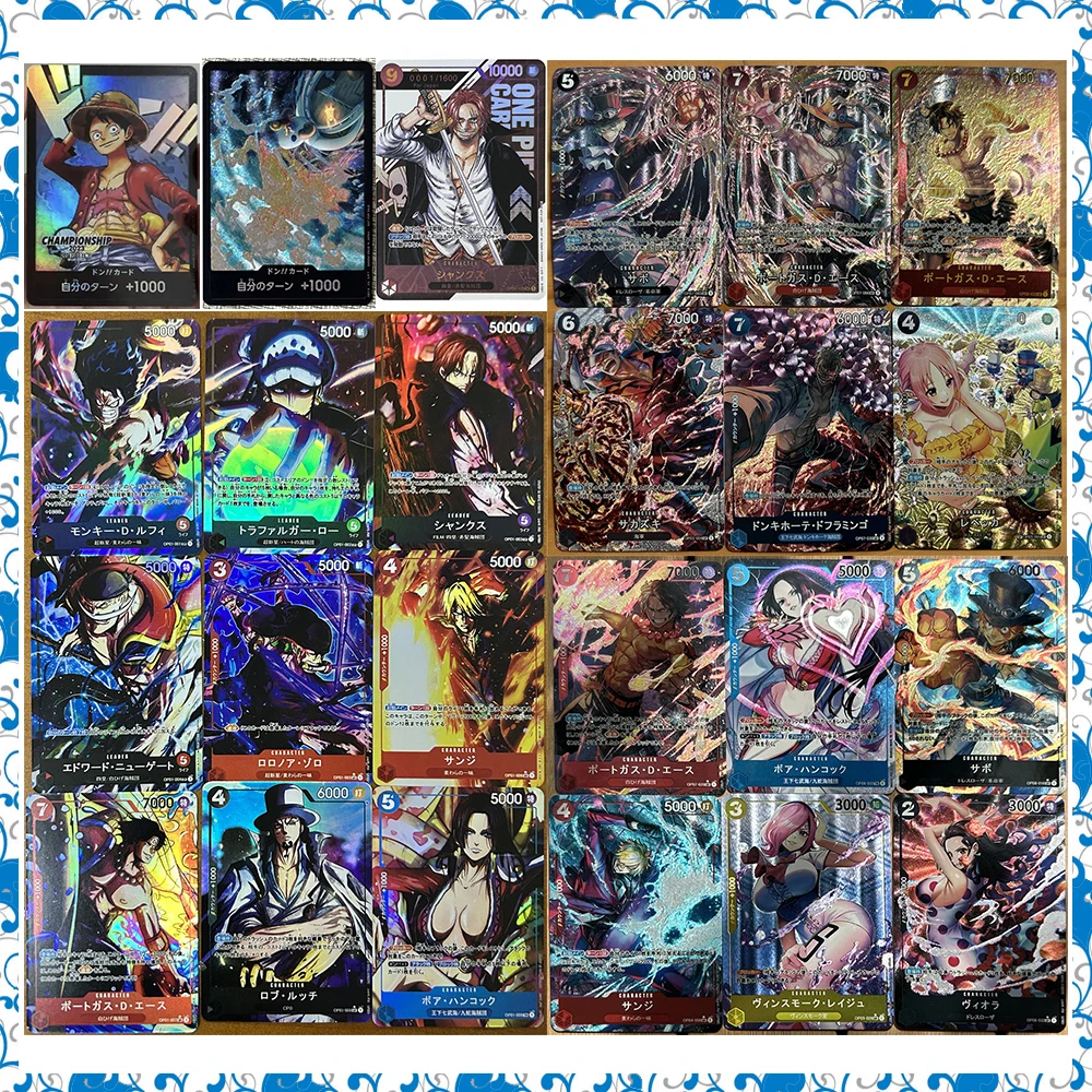 Anime One Piece DIY ACG Premium Flash Collectible Cards Toys Christmas Birthday Gifts Board Games Stock Cards Limited quantity