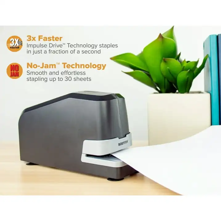 

Bostitch Office Impulse 30™️ Electric Stapler, Staples Included, Black