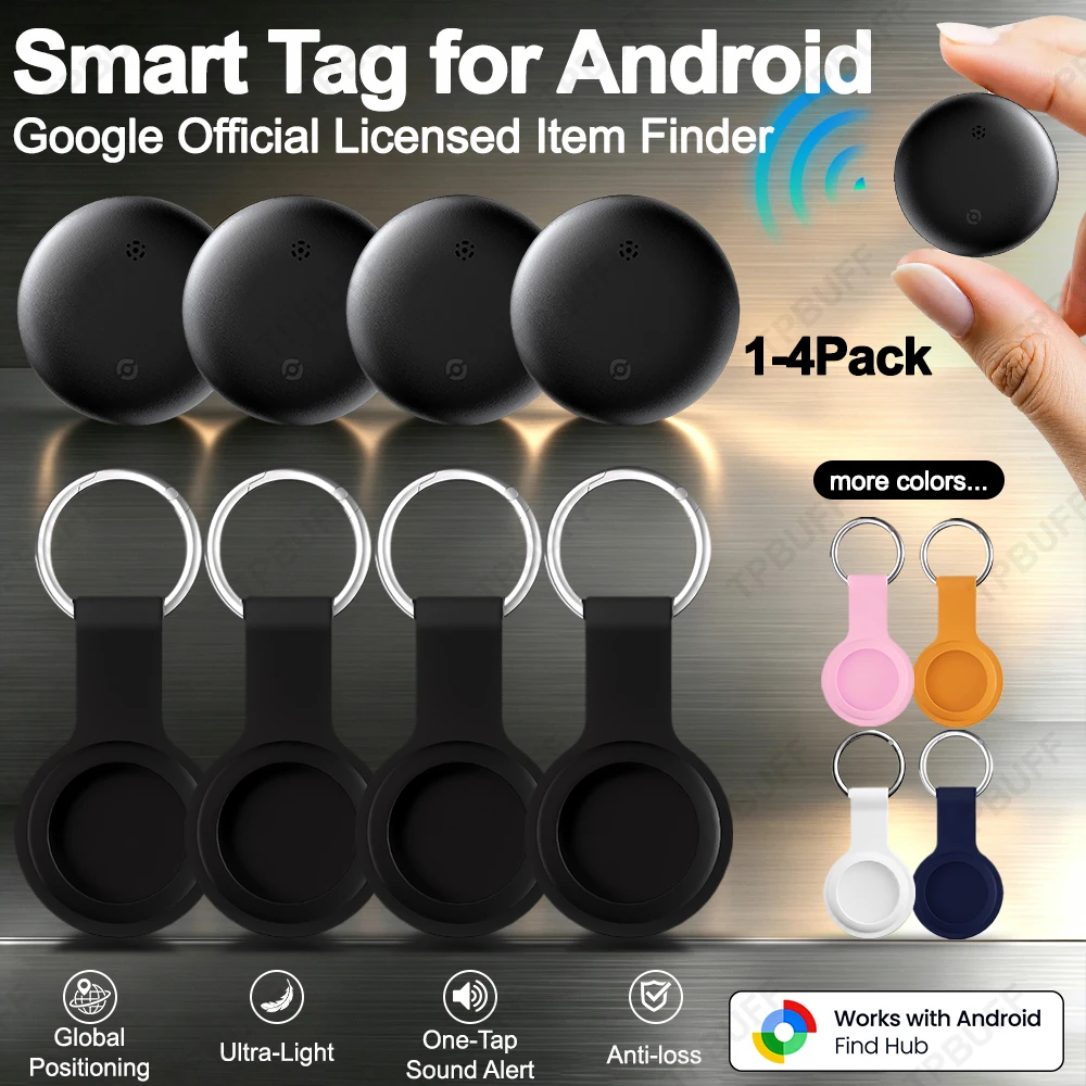 Silicone Case For Mini Gps Tracker Protective Cases For Google Tags Reminder Android Locator Gps For Car Vehicle Pet Wallet Dog