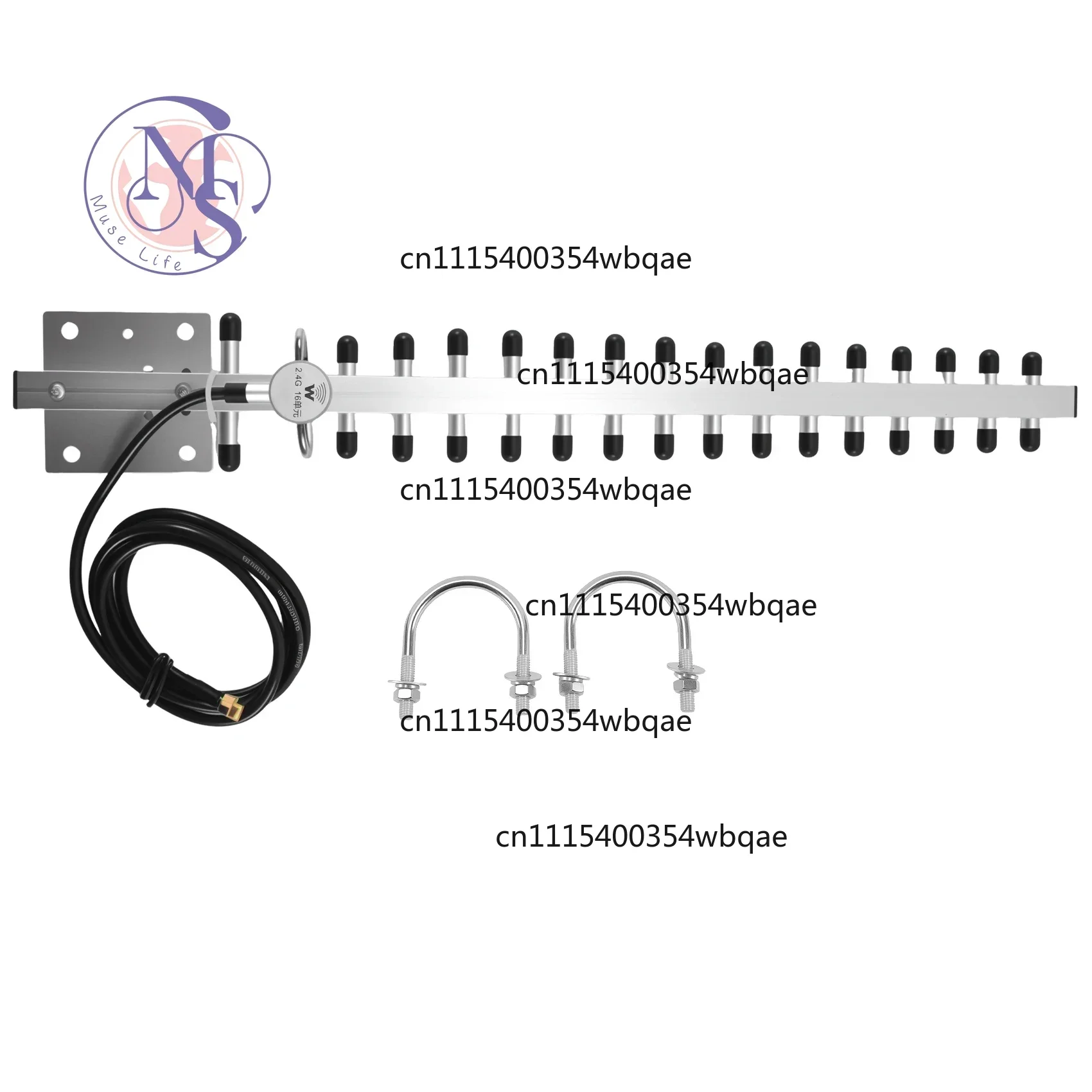 ZOCI-FOR-A33T-2.4Ghz Yagi Antenna 25Dbi RP-SMA Outdoor Directional Wifi Antenna For Modem Booster With Cable