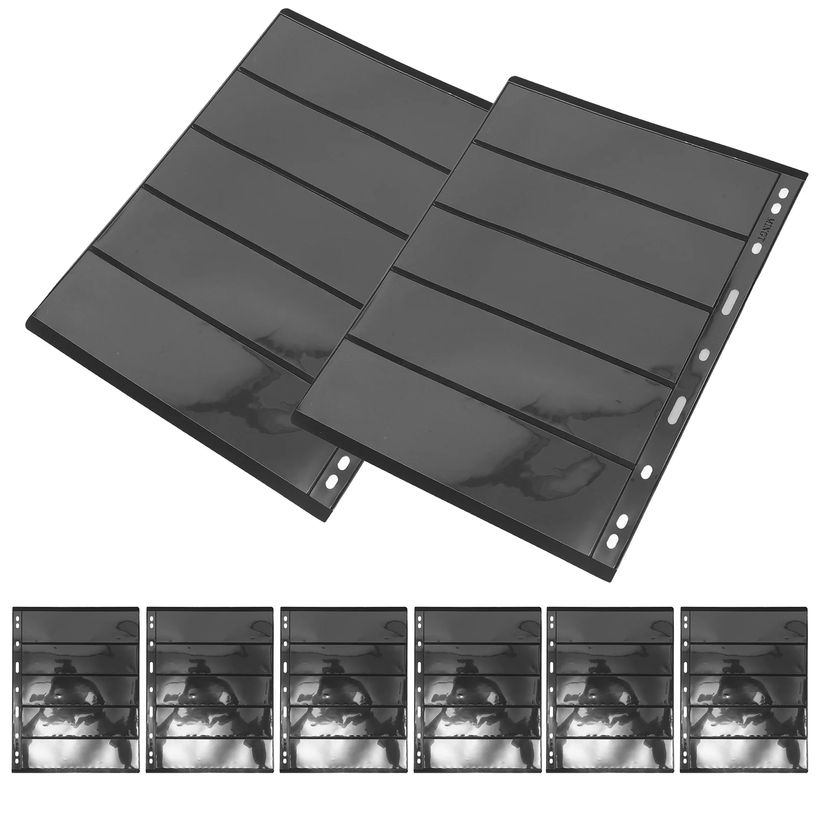 

Book For Collectors Art Holder Album Stamp Storage Binder Coin Pages Protector Sleeves