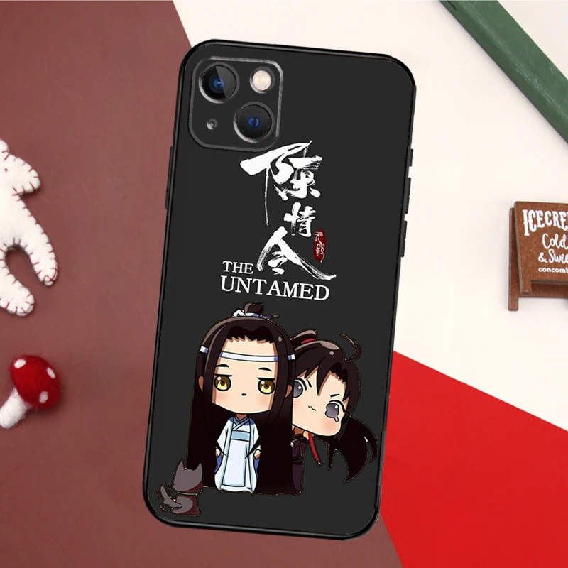 The Untamed Wei Wuxian Lan Wangji Cute Case For iPhone 16 15 14 13 12 Mini 11 Pro Max X XR XS 7 8 Plus Soft Bumper Cover