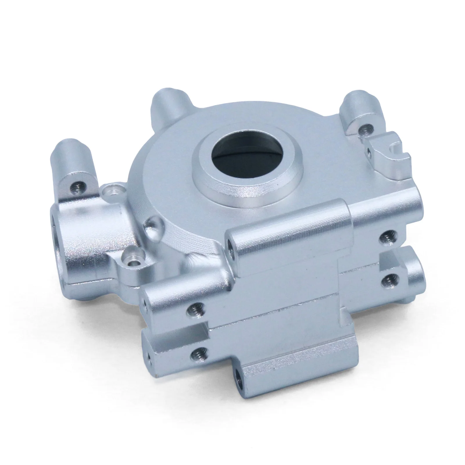 로시 바하 록 레이 1/10 메탈 프론트 기어박스 하우징 고강도 합금 업그레이드 부품 원격 조종 자동차 기어박스 강화 쉘