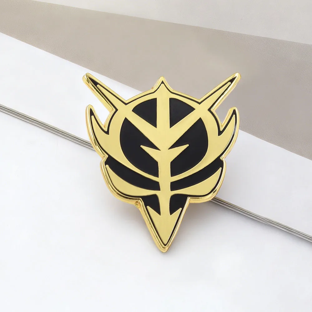 إمارة زيون المينا دبوس اليابانية مانغا أنيمي شارة الشعار روبوت الساموراي دوشي الطرفية خمر مجوهرات مروحة هدية #3