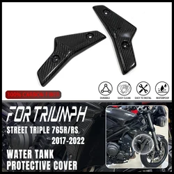 For Triumph Street Triple 765 S R RS 2020 2021 2022 Carbon Fiber Motorcycle Accessories Outer Radiater Covers Side Panels