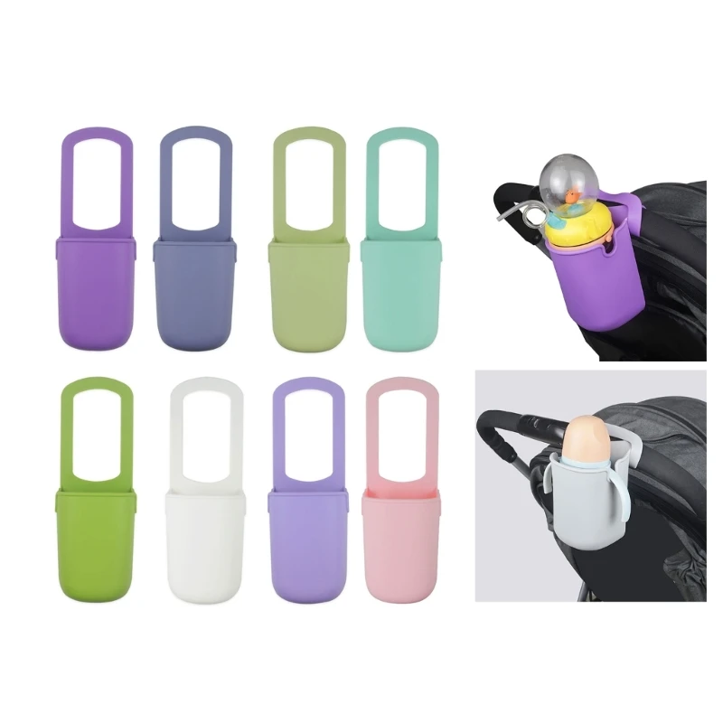 Versatile Baby Stroller Cup Holder Storage Basket Stroller Cup Phone/Drink Hold