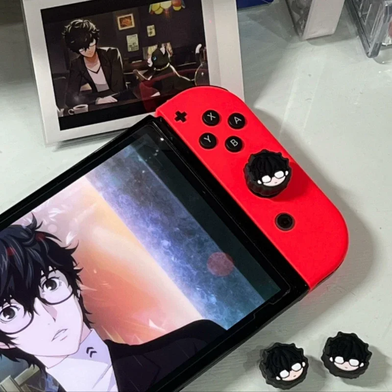 Switch handle rocker hat Persona p5 Amamiya Ren Akechi Goro mona original fan product PC Gamer Controller Peripheral Accessories