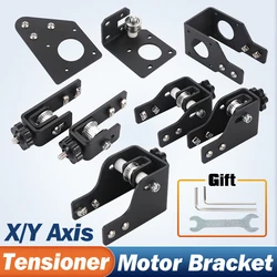 3D Printer Parts Y/X Axis Motor Mount Bracket And GT2 6mm 9mm with 2GT Tensioner For CR-10 Ender-3 DIY 3D Printer
