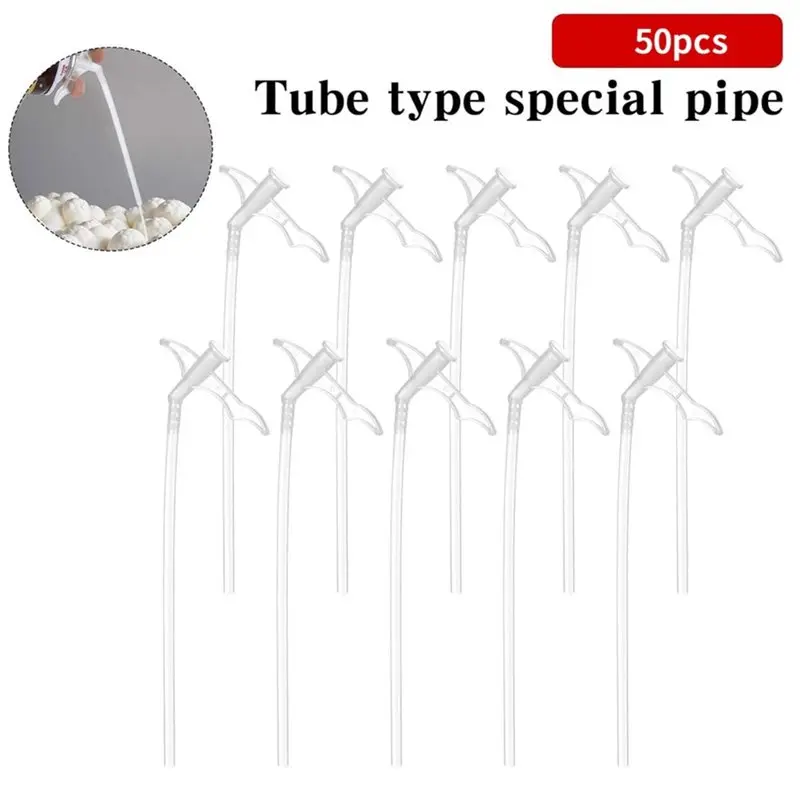 B23B Spray Foam Replacement Tube 50Pcs Expanding Foam Nozzles For DIY Spraying Attractive