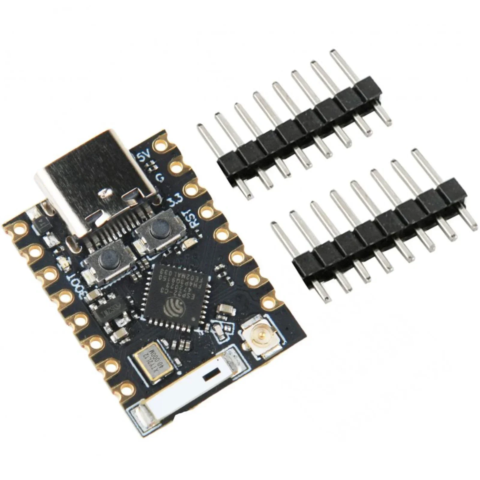 2 PCS ESP32-C3 Mini Development Board ESP32-C3_Mini_V1 Wi-Fi+BT 2.4G WiFi Antenna with SMA Cable 3DBI U.FL to Female SMA