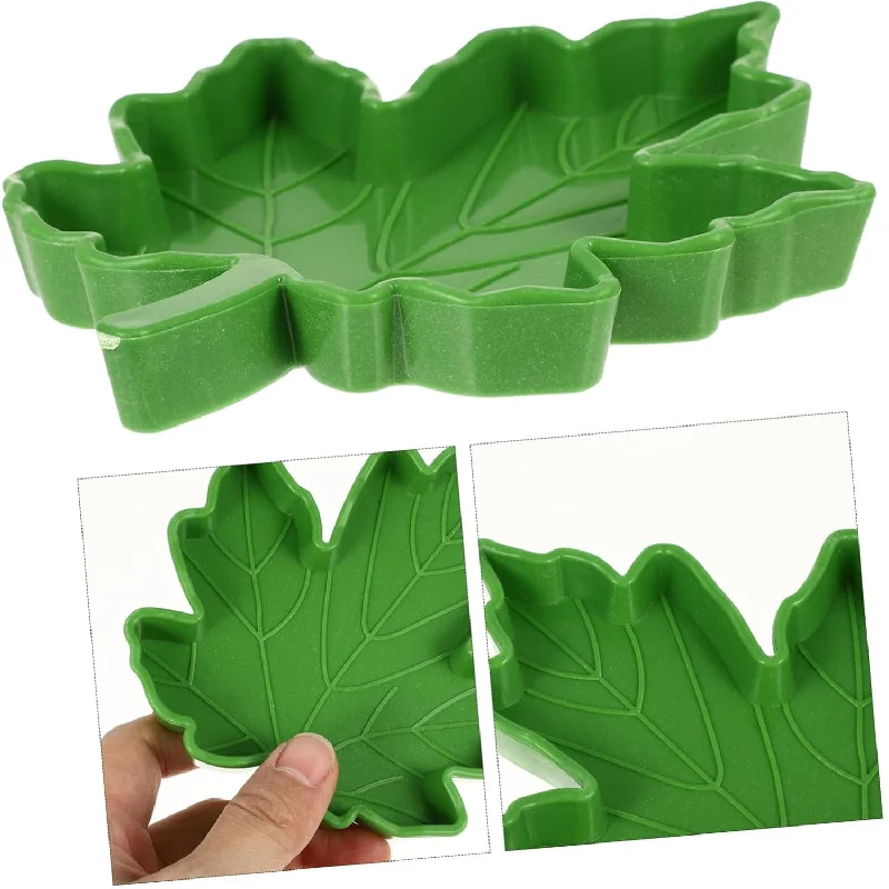 

Миски для воды подходят для черепах, дворцовых ограждений, кукурузных змеев, ящериц и гекконов, в форме листьев, кормушек для домашних животных.