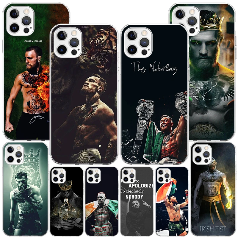 Conor McGregor Phnoe Case for Iphone 11 12 13 Mini 14 15 Pro Max X Xs Xr 7 Plus 8 + Apple 6S SE 2020 Unique Cover Coque