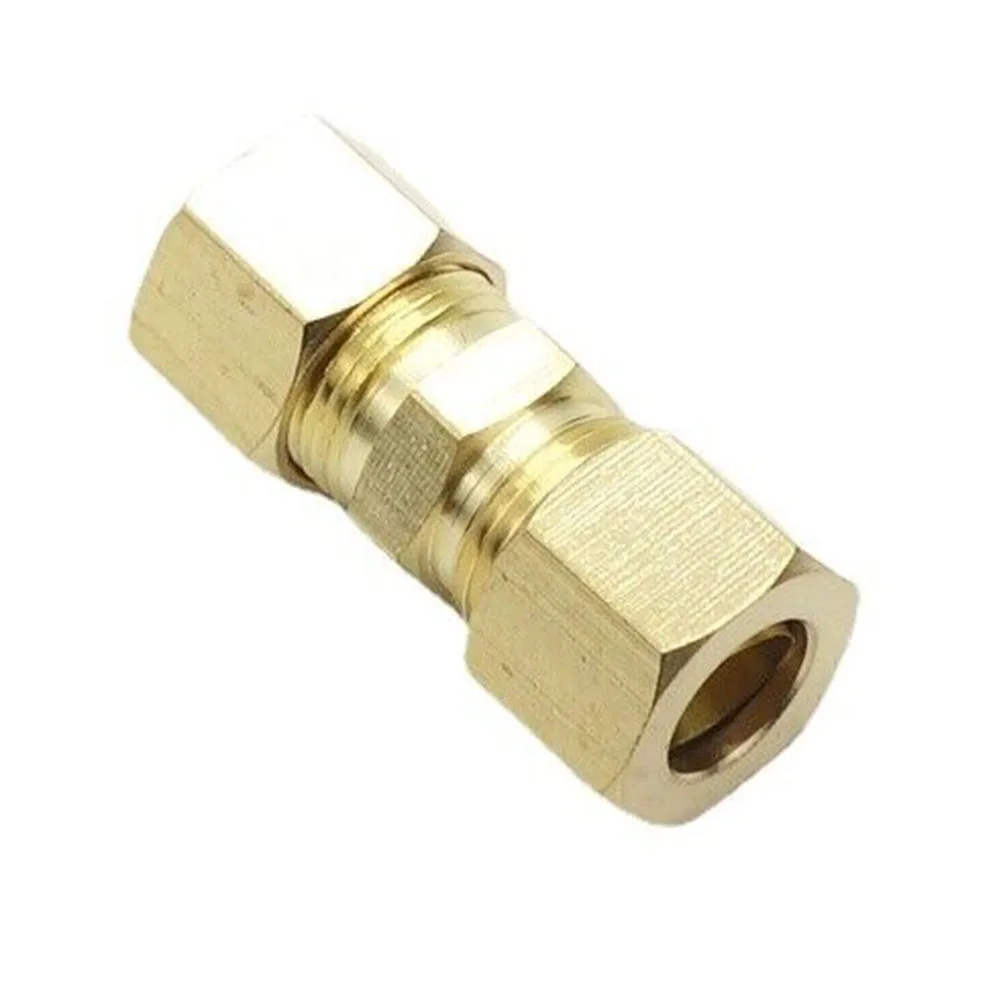 

Brass Connectors Connectors 10pcs 3/8\\\\\\\" Compression Size Brass Brass Threaded Connector Withstand High Pressure